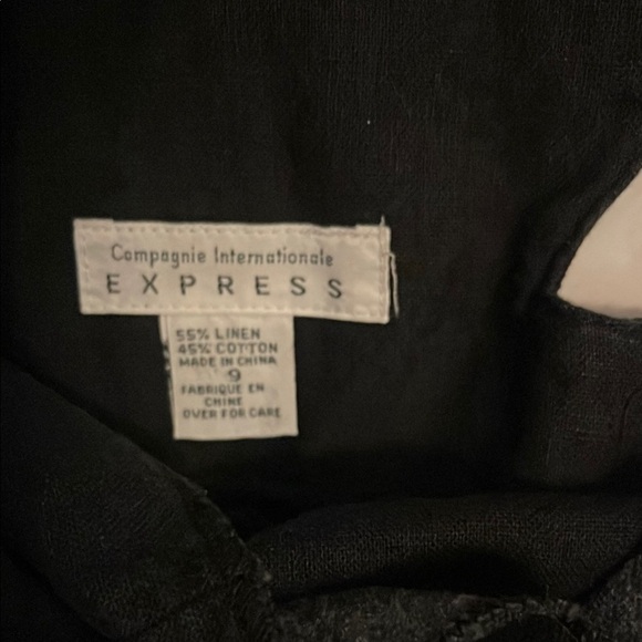 Express Elegant Black Sleeveless Dress - Picture 2 of 5